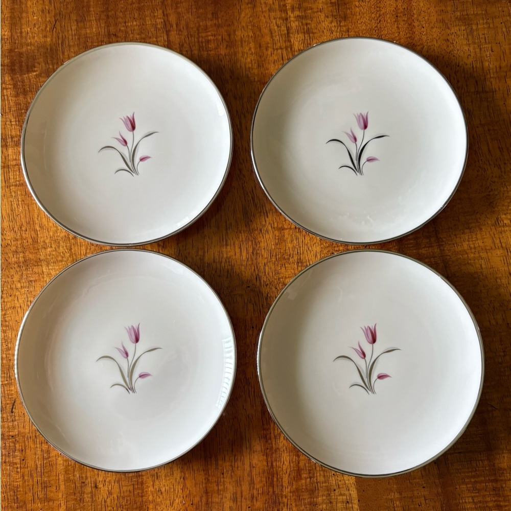 Franciscan Carmel Masterpiece China 6 3/8" Bread Butter Plates 4 Plates